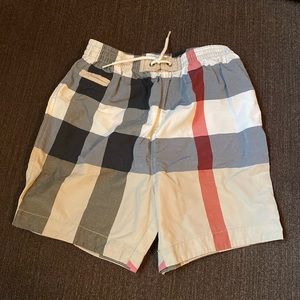 Boys Burberry Swim Trunks Size 2Y
